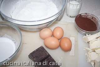 ingredienti: colomba al cioccolato