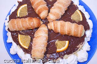 torta morbida creme e arance