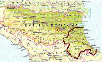 cartina emilia romagna