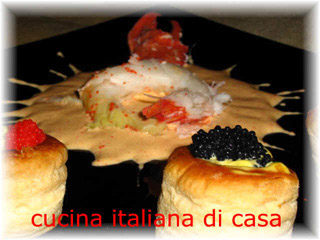 antipasto di astice