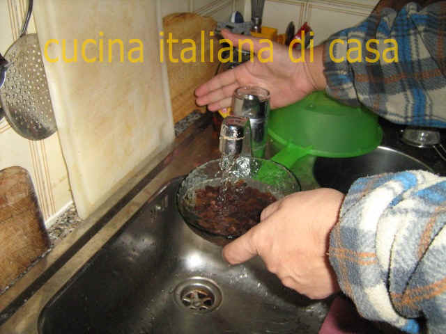 ammollare le uvette