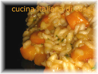 risotto zucca e pancetta