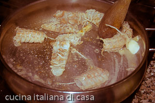 cucinare le canocchie