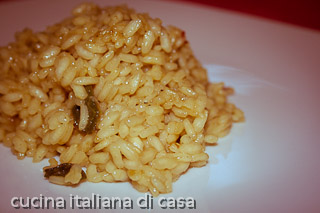 risotto con le canocchie