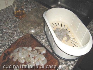 code di gambero: cottura a vapore