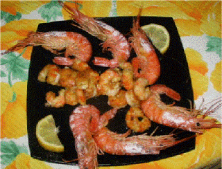 Gamberi al limone