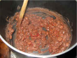 preparare la terrina di fagioli borlotti