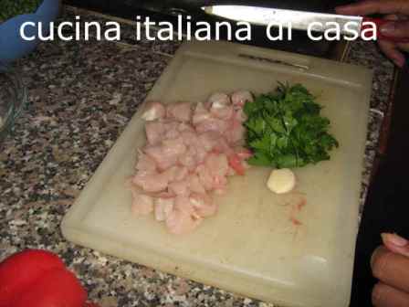 ingredienti pronti per la cottura
