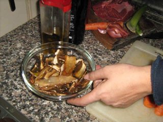 funghi secchi a bagno
