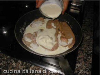 panna per le scaloppine