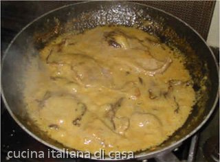 scaloppine panna e porcini