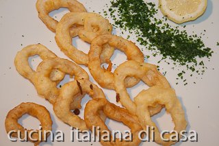 calamaro fritto alla romana