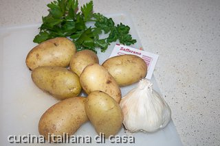 ingredienti: patate allo zafferano