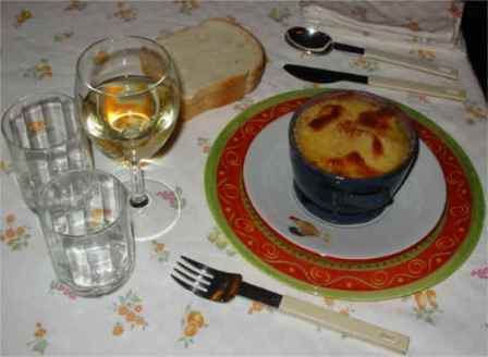 crema di zucca e patate gratinata