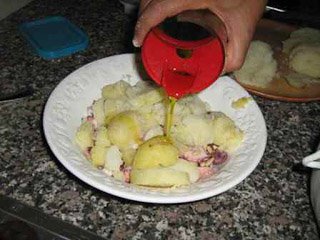 condire il polipo con le patate